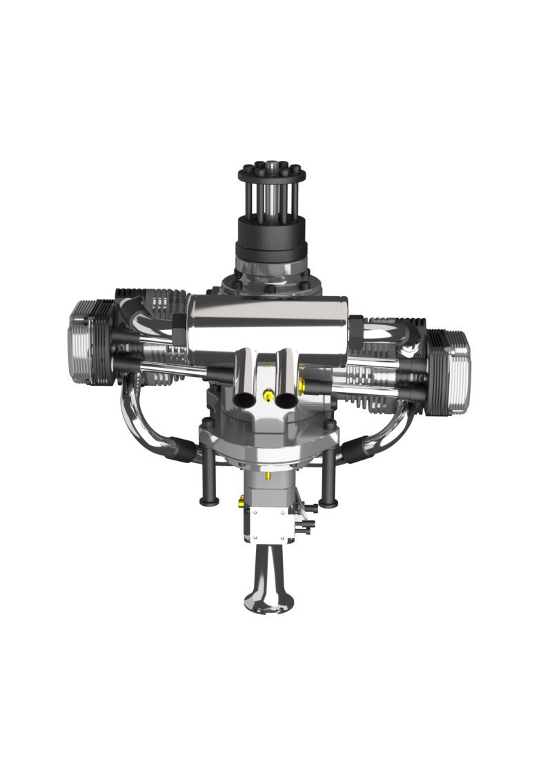 2- Cylinder 140CC 4-Stroke Boxer Engine (Twin Cylinder) - Image 2