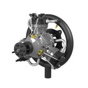 3-Cylinder Radial Engine – 150CC