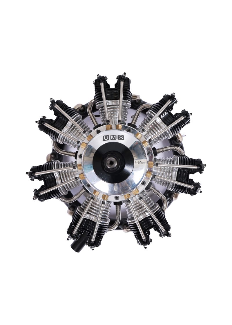 7-Cylinder Radial Engine – 90CC