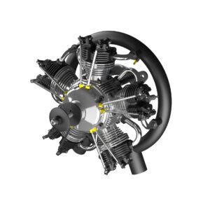 5-Cylinder Radial Engine – 125CC