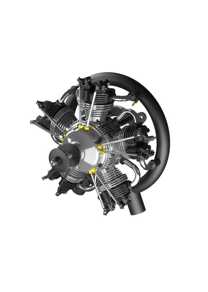 5-Cylinder Radial Engine – 125CC