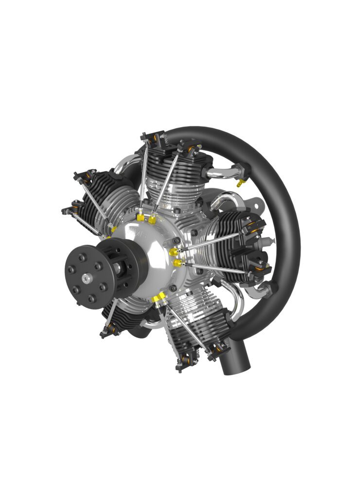 5-Cylinder Radial Engine – 150CC