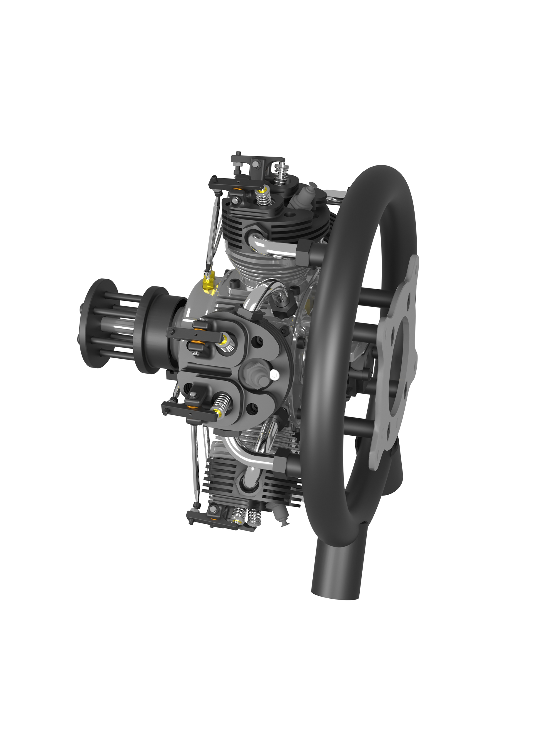 5-Cylinder Radial Engine – 150CC - Image 4