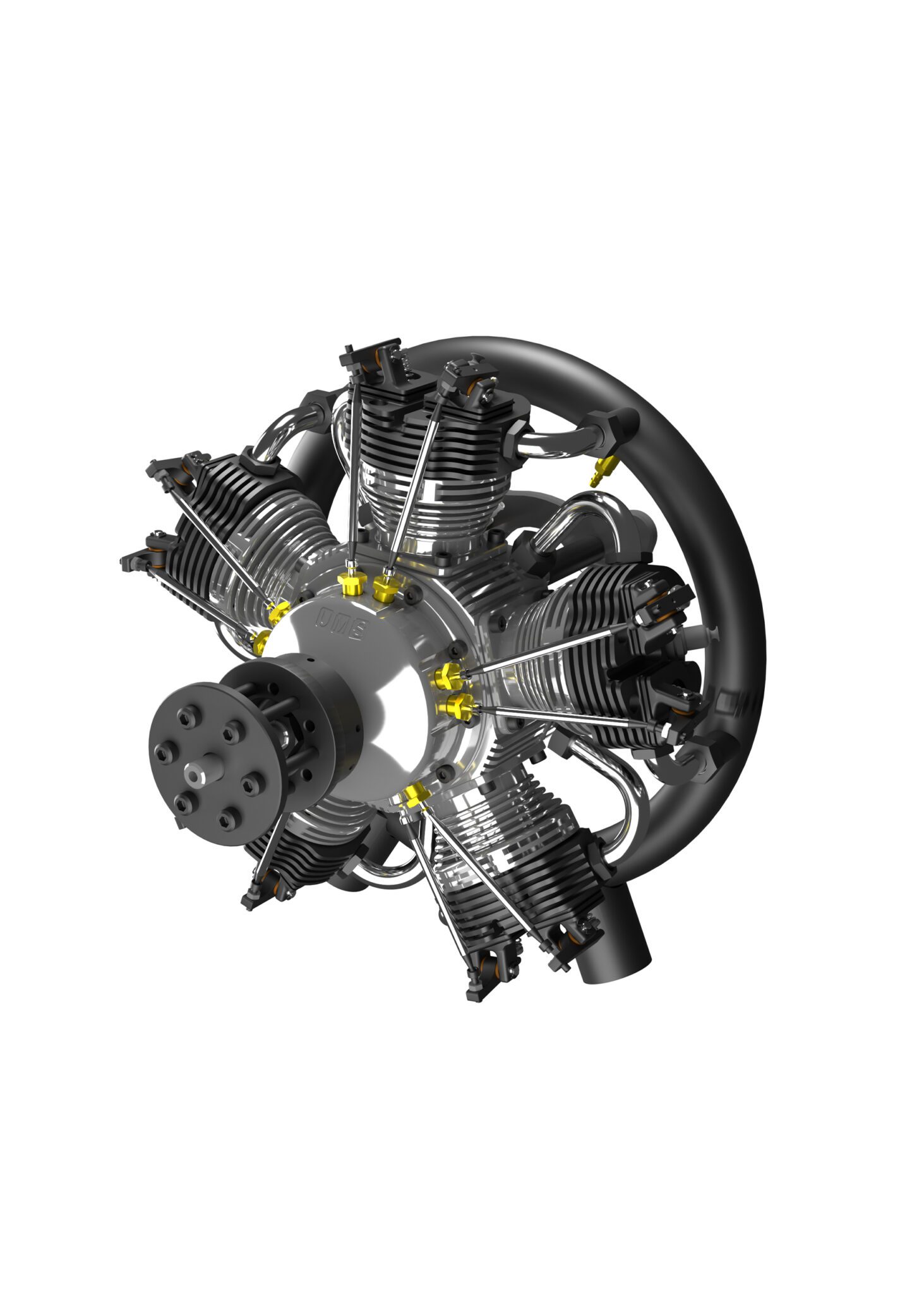 5-Cylinder Radial Engine – 180CC – UMS Technologies Private Limited ...