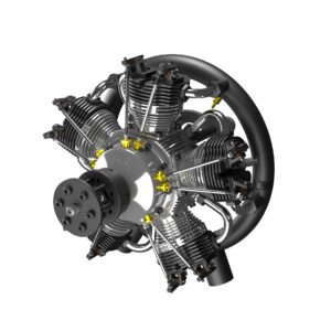 5-Cylinder Radial Engine – 180CC