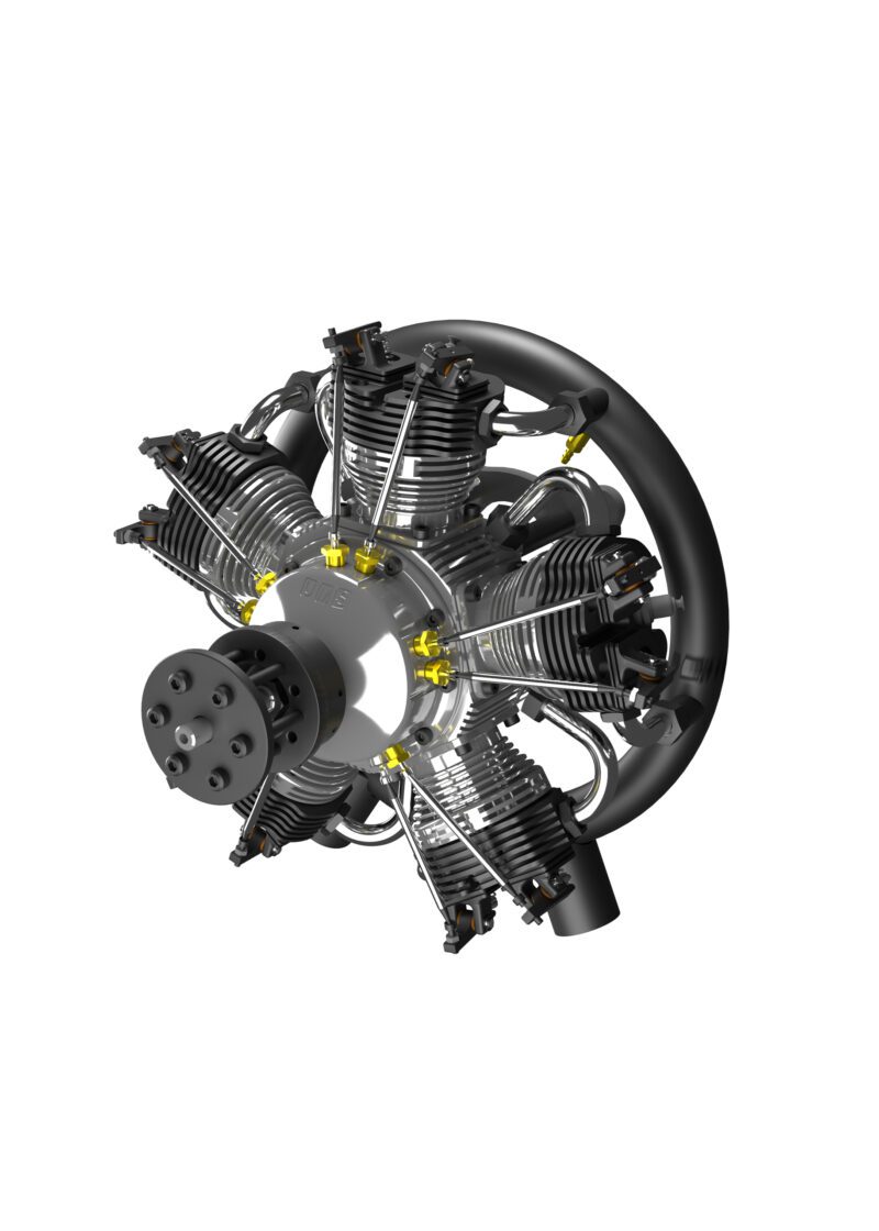 5-Cylinder Radial Engine – 180CC