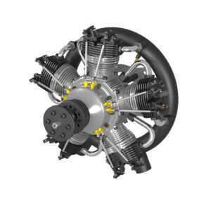 5-Cylinder Radial Engine – 210CC