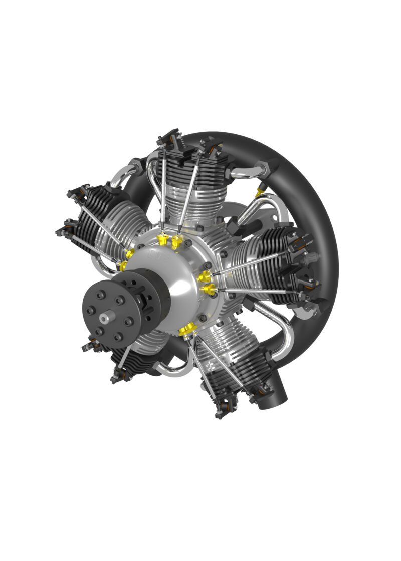 5-Cylinder Radial Engine – 210CC