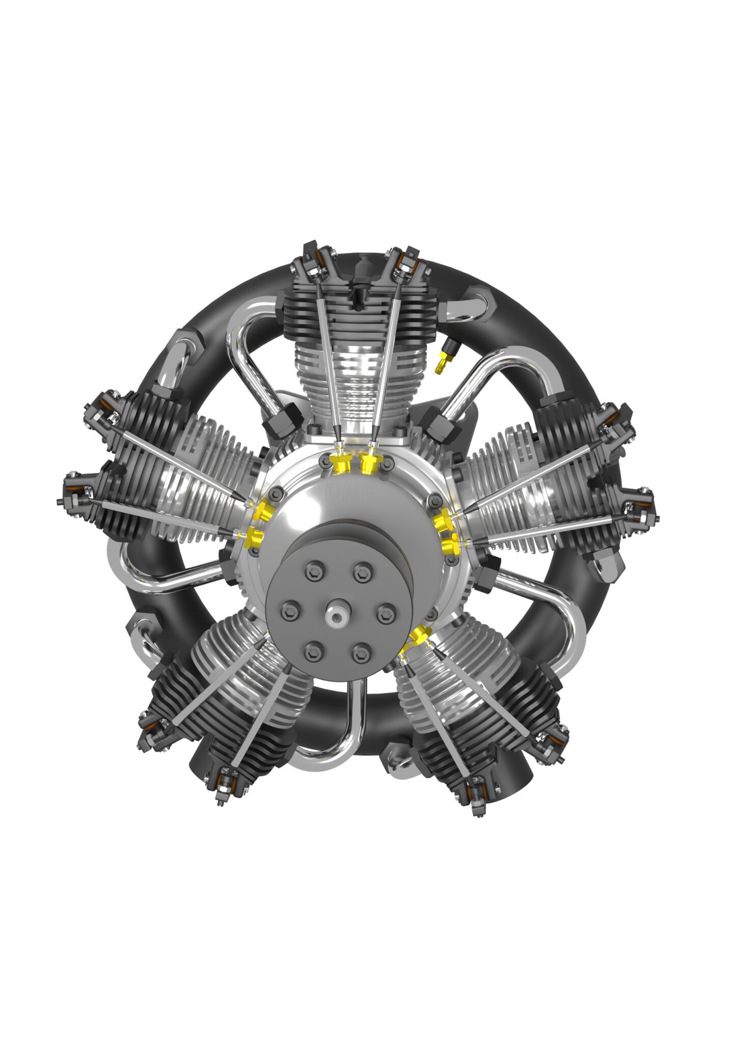 5-Cylinder Radial Engine – 210CC – UMS Technologies Private Limited ...