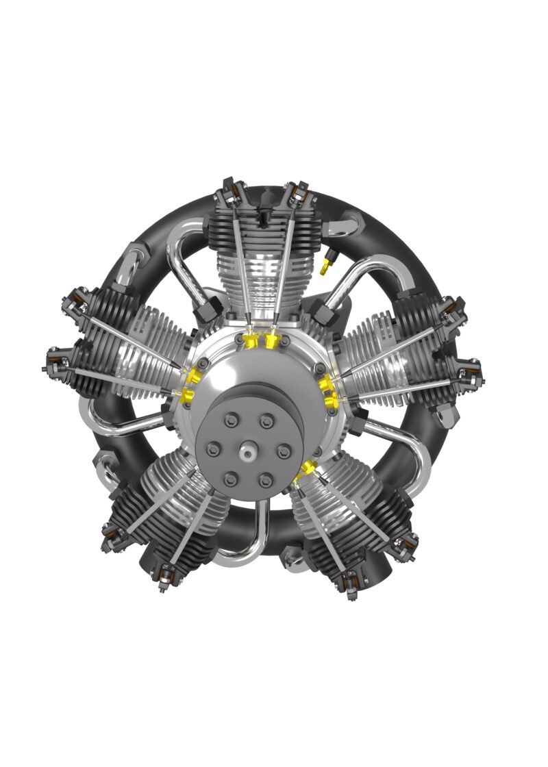 5-Cylinder Radial Engine – 210CC - Image 2