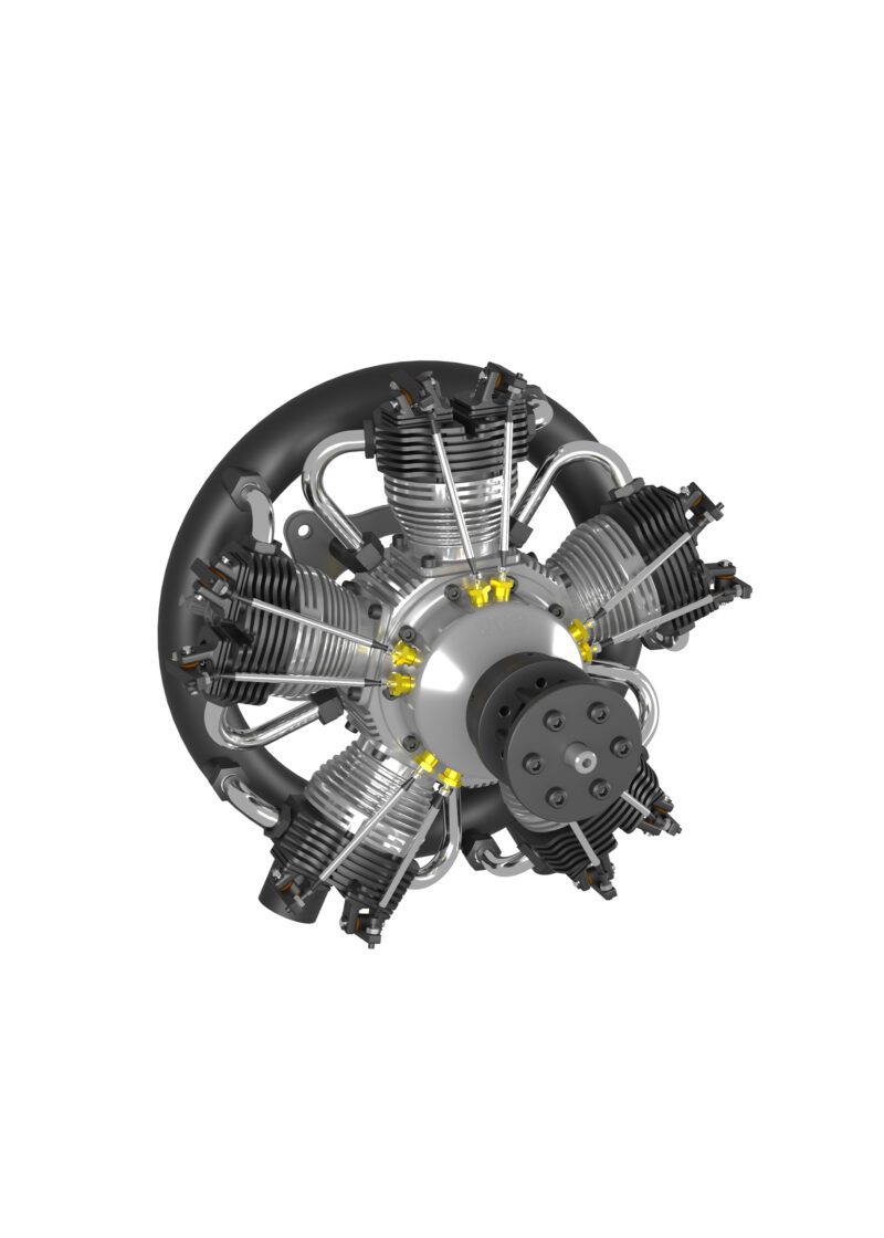5-Cylinder Radial Engine – 210CC - Image 3