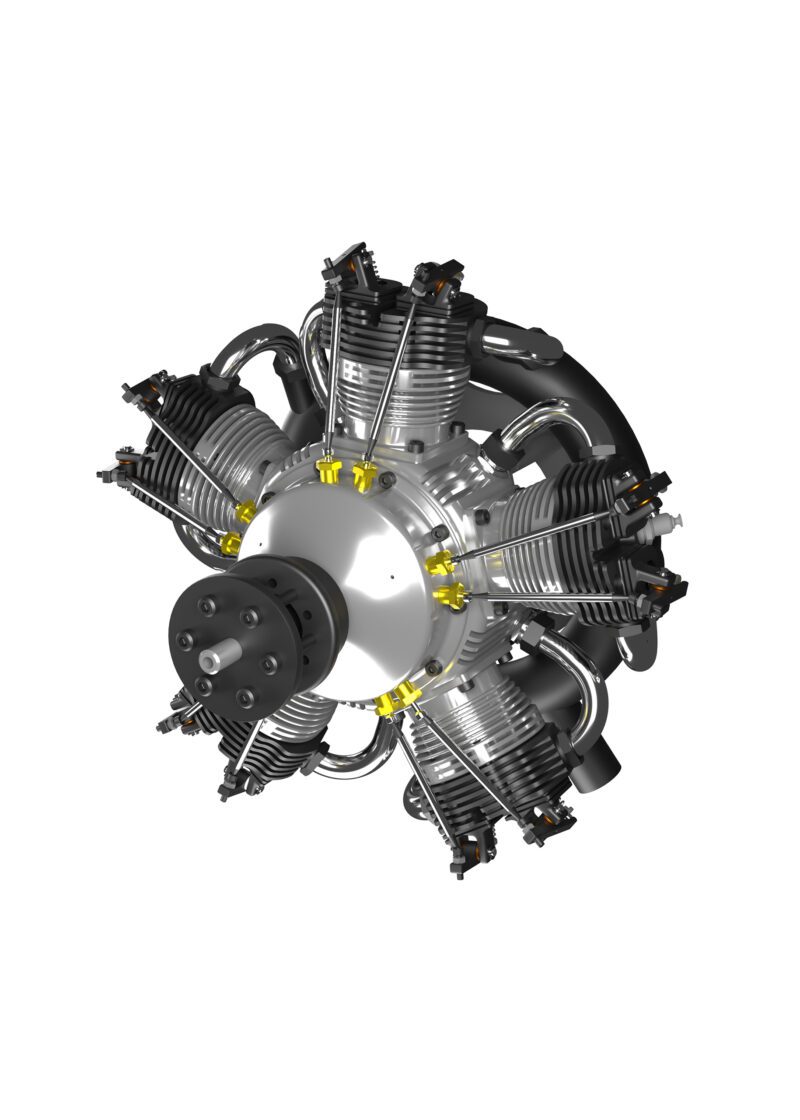 5-Cylinder Radial Engine – 260CC