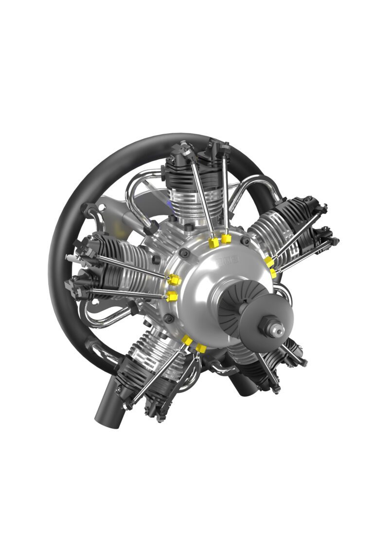 5-Cylinder Radial Engine – 75CC - Image 3