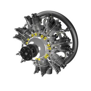 7-Cylinder Radial Engine – 160CC