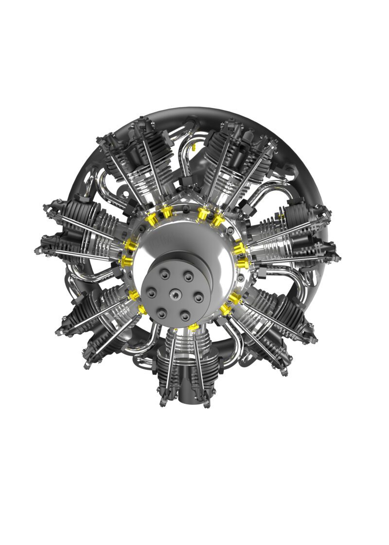 7-Cylinder Radial Engine – 160CC - Image 2