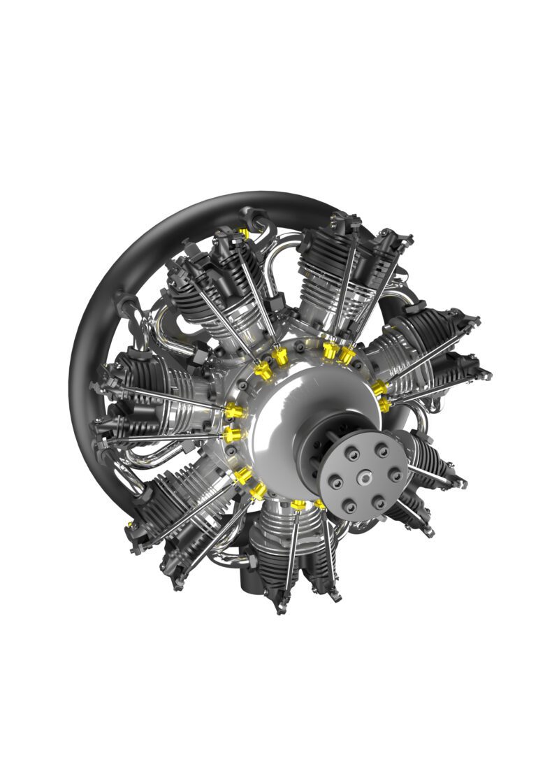 7-Cylinder Radial Engine – 160CC - Image 3