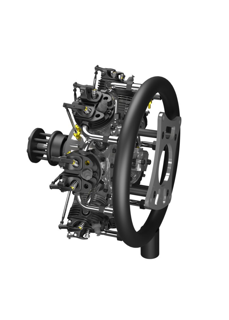 7-Cylinder Radial Engine – 160CC - Image 4