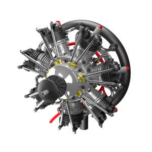 7-Cylinder Radial Engine – 35CC