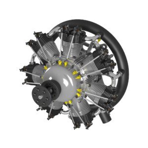 7-Cylinder Radial Engine – 360CC