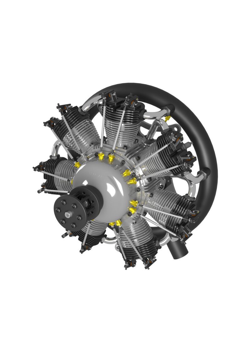 7-Cylinder Radial Engine – 360CC