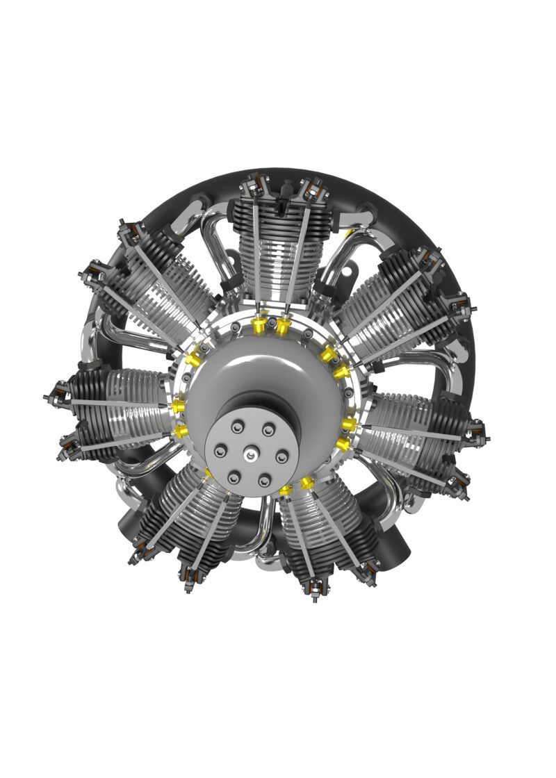 7-Cylinder Radial Engine – 360CC - Image 2
