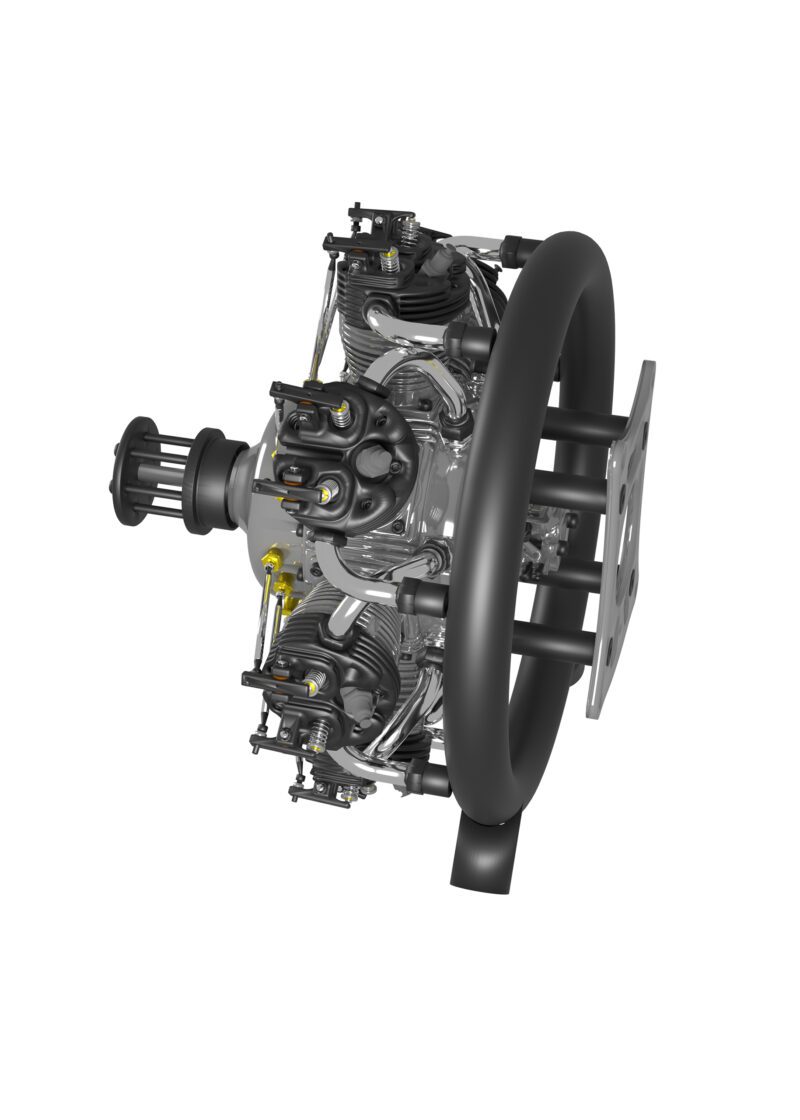 7-Cylinder Radial Engine – 360CC - Image 4
