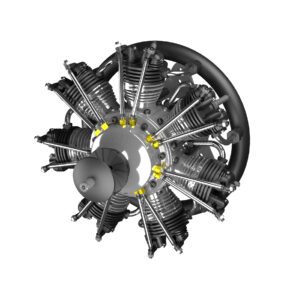 7-Cylinder Radial Engine – 50CC