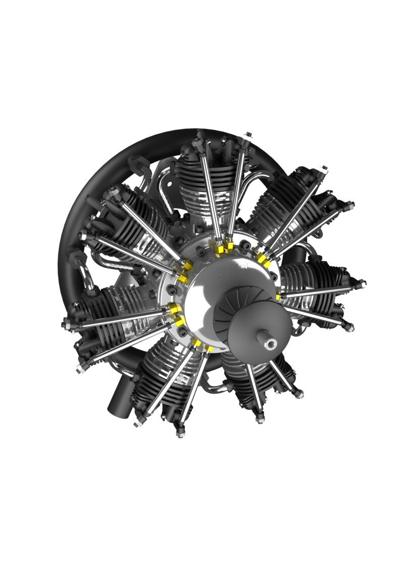 7-Cylinder Radial Engine – 50CC - Image 3