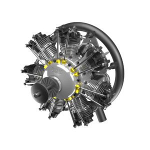 7-Cylinder Radial Engine – 90CC