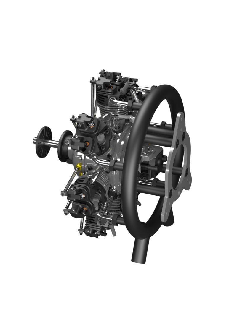 7-Cylinder Radial Engine – 90CC - Image 4